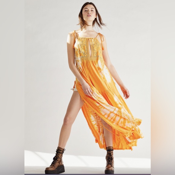 FREE PEOPLE BALI PALM BEACH MAXI DRESS - Picture 12 of 12